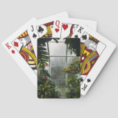 Planten in Greenhouse op regendag Pokerkaarten (Achterkant)