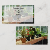 Planten in Greenhouse Visitekaartje (Voorkant / Achterkant)