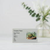 Planten in Greenhouse Visitekaartje (Staand voorkant)
