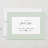 Planten in het venster Melding van nieuw adres Aankondiging (Achterkant)