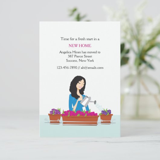 Planten in water aankondiging (Staand voorkant)