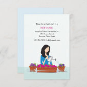 Planten in water aankondiging (Voorkant / Achterkant)