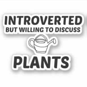 PLANTEN INGEVOERD, MAAR BEREID OM TE BESPREKEN STICKER