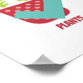 Planten Ja Mensen Geen Poster (Hoek)