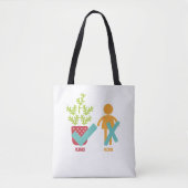 Planten Ja Mensen Nee Tote Bag (Voorkant)