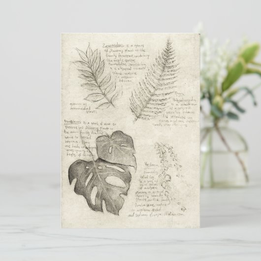 Planten Kaart (Staand voorkant)