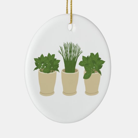 Planten Keramisch Ornament (Rechts)