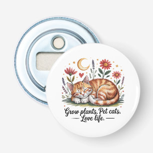 Planten Kweken Die Gehuisdieren Katten Leven Liefd Button Flesopener