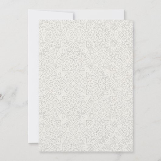 Planten met een rotintje botanische bruiloft bedankkaart (Achterkant)