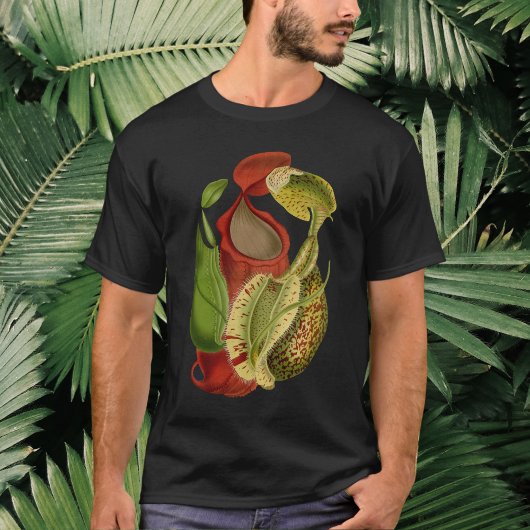 Planten met rode en groene pitcher - Nepenthes T-shirt