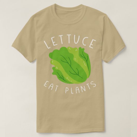 Planten met sla t-shirt (Design voorkant)