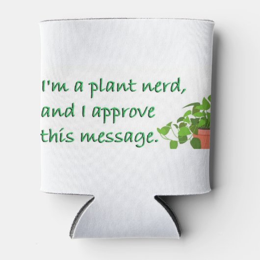 PLANTEN NERDS VERENIG JE! BLIKJESKOELER (Voorkant)