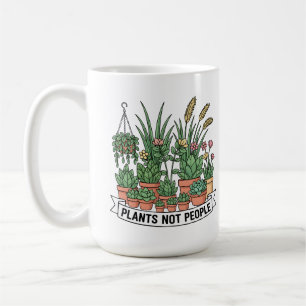Planten Niet Mensen Grappige Introverte Tuinier Koffiemok