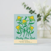 Planten Nieuwe Roots CC1284 Verhuisaankondiging Briefkaart (Staand voorkant)