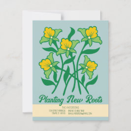 Planten Nieuwe Roots CC1284 Verhuisaankondiging Briefkaart
