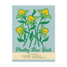 Planten Nieuwe Roots CC1284 Verhuisaankondiging