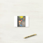 Planten onder astronomy astrology mercury van maar post-it® notes (Op bureau)
