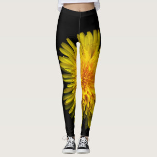 Planten op de Gele Dandelion van Pants Leggings