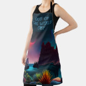 Planten op een buitenaardse planeet onder sterren schort (Insitu)