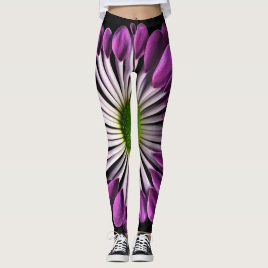 Planten op het Paarse meel van mieren Leggings (Voorkant)