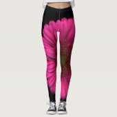 Planten op Pants Pink Daisy Leggings (Voorkant)