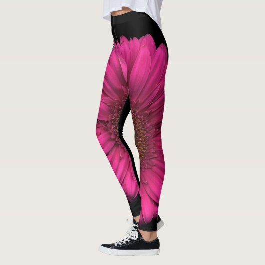 Planten op Pants Pink Daisy Leggings (Links)