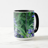 Planten paars bloemen mok (Voorkant rechts)