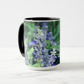 Planten paars bloemen mok (Voorkant links)