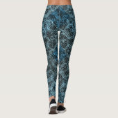 Planten Patroon 13b zwart BG Leggings (Achterkant)