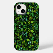 Planten patroon.14b Black BG Case-Mate iPhone Case (Achterkant)