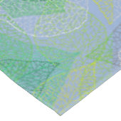 Planten patroon A02.b Leidt LBlue BG Tafelkleed (Gekanteld)