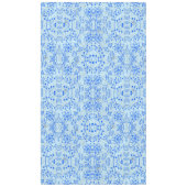 Planten patroon A08.b boho. lblue BG Tafelkleed (Voorkant)