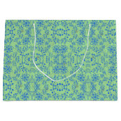 Planten patroon A08.b boho. lgreen BG Groot Cadeauzakje (Voorkant)