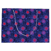 Planten patroon A13.b Black BG Groot Cadeauzakje (Achterkant)