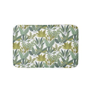 Planten patroon badmat