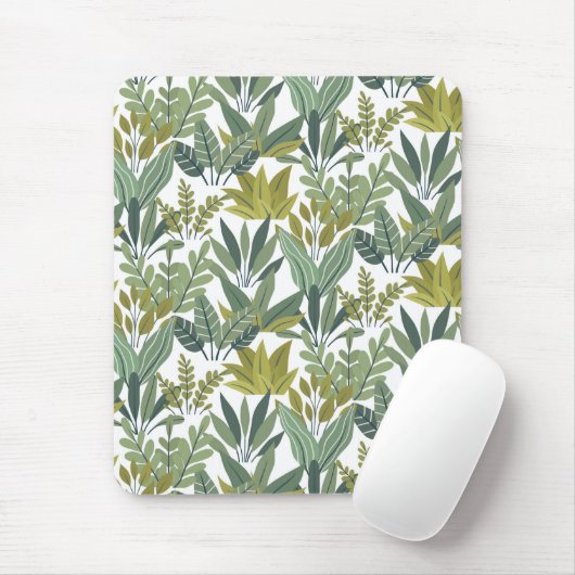 Planten patroon muismat (Met muis)