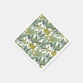 Planten patroon servet (Hoek)