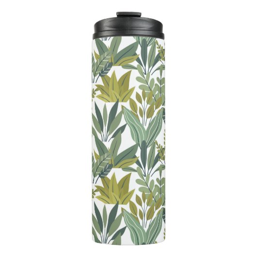 Planten patroon thermosbeker (Voorkant)
