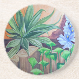 Planten Pond Party Zandsteen Onderzetter