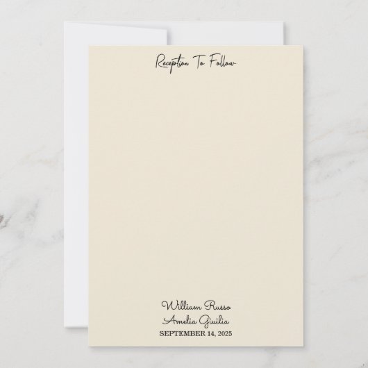 Planten rustieke tuin groen zonnebloem bruiloft kaart (Achterkant)