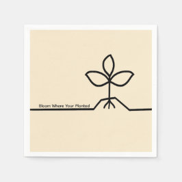 Planten servet