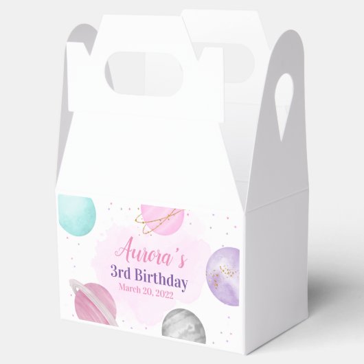 Planten Spatieroze Ventiendagskist Gable Box Bedankdoosjes (Geopend)