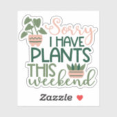 Planten Sticker Natuur tuin (Vel)