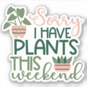 Planten Sticker Natuur tuin (Voorkant)