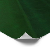 Planten strepen met groene bladtextuur poster (Hoek)