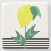 Planten stripes voor fruittuinbouw stenen onderzetter (Voorkant)