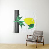 Planten stripes voor fruittuinbouw wandkleed (In Situ (horizontaal))