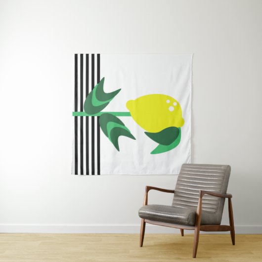 Planten stripes voor fruittuinbouw wandkleed (In Situ (horizontaal))