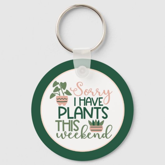 Planten Tuin Natuur Sleutelhanger (Voorkant)