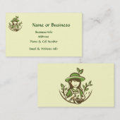 Planten tuinieren winkel of service visitekaartje (Voorkant / Achterkant)